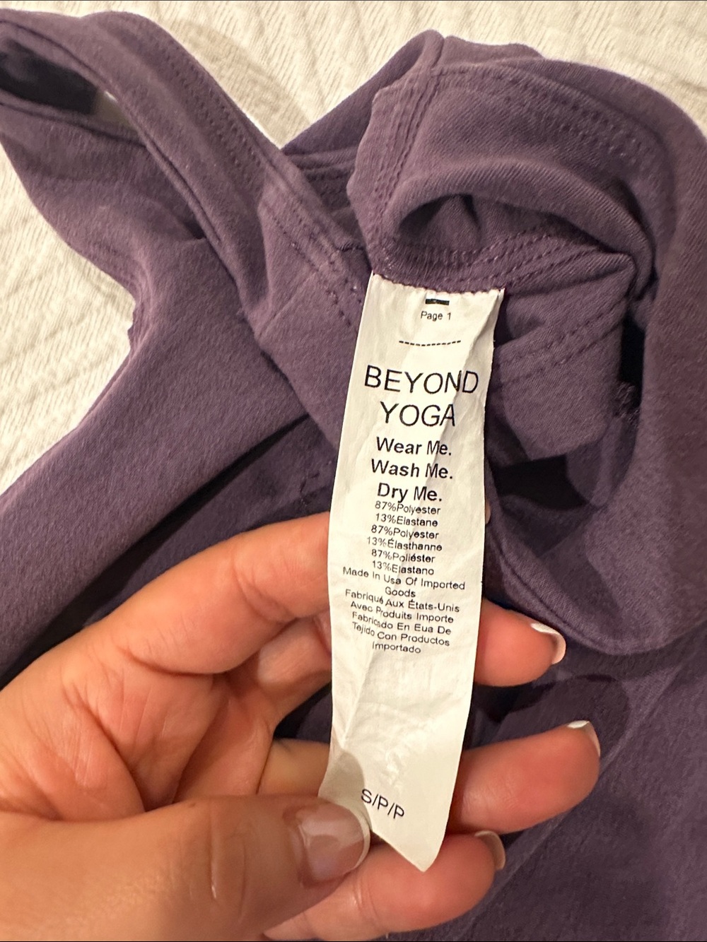 Beyond Yoga Spacedye Impress Cropped Tank Top - Picture 6 of 6